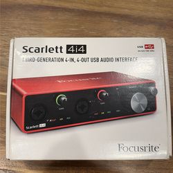 Focusrite 4i4 3rd gen