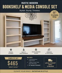 55in TV & Entertainment set | Make an offer!