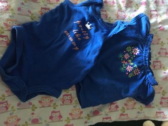 Shirts and onsies and pants