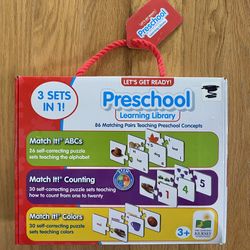 Learning Journey Let’s Get Ready for PreSchool 3 Sets in 1 - NIB