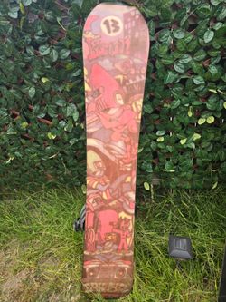 Vintage 1993 Burton Brushie snowboard