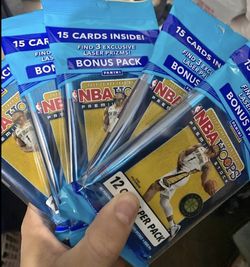 (5) Nba Hoops Premium Stock Cellos