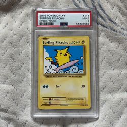 Surfing Pikachu PSA 9 Mint
