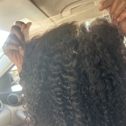 28 inch curly lace front wig 13x4