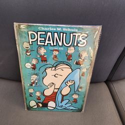 Peanuts Charlie Brown Linus Faux Vintage Metal Sign 