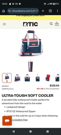 Ultra-Tough Soft Cooler
A durable fully-waterproof