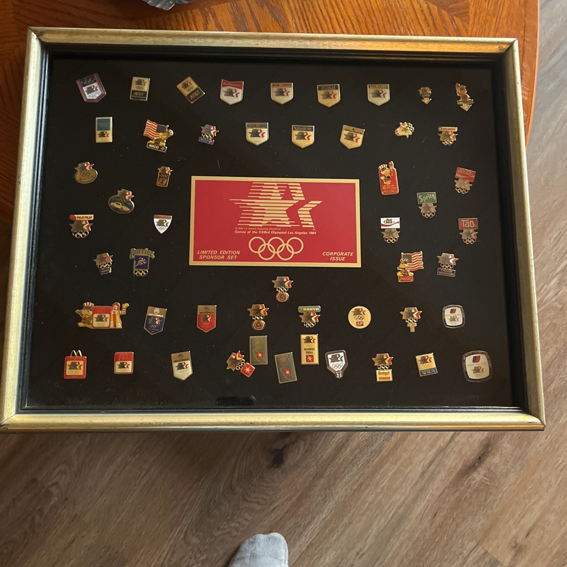 1984 Pins From The Olympics