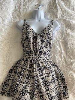 Low back romper -Small