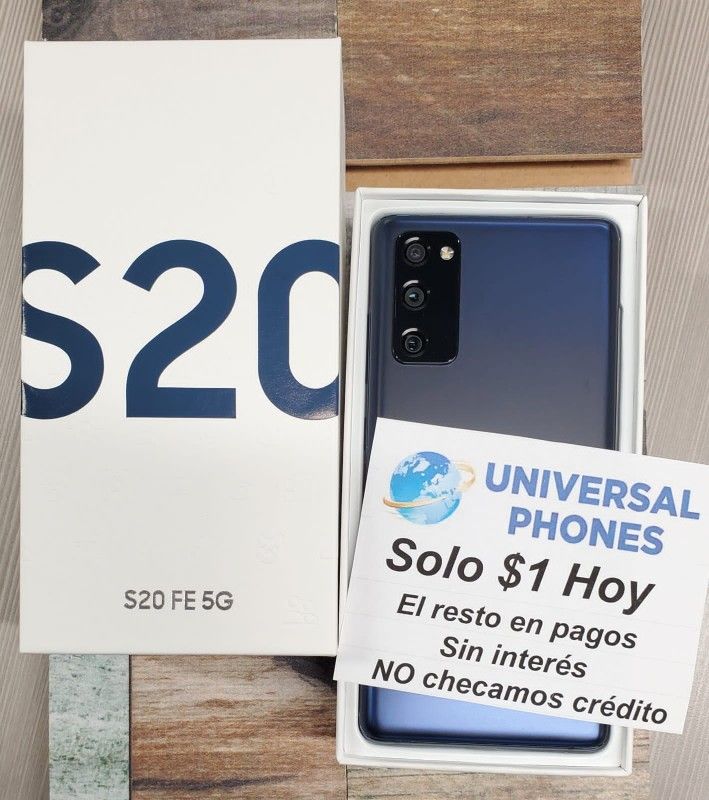 In Box Samsung Galaxy S20 FE 5G 128gb Unlocked Like New