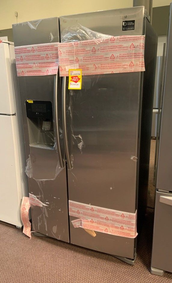 SAMSUNG FRIDGE today RS25J500DSR🌟 R0QGW