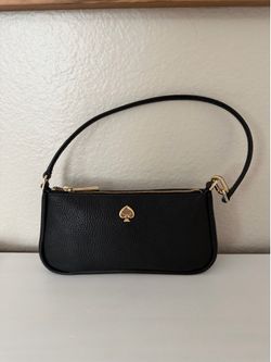 Kate Spade Kayla Mini Black Leather Bag with Gold Hardware