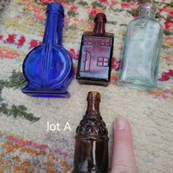 4pcs. Vintage Bottles All Four Are Yours 