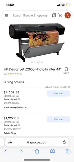 HP Design Jet Z2100 44” FREE LOCAL DELIVERY!