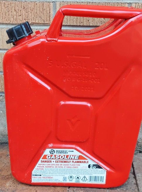 Midwest Gas STEEL Can Quick Flow Spout - 5 Gallon