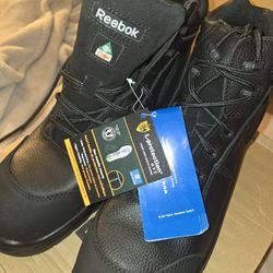 New In Box Reebok steel toe waterproof work boots.