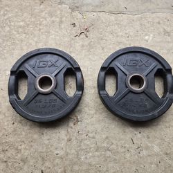 25lb IGX Urethane Olympic Weight Plates