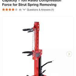 Strut Spring Compressor 4.5 Ton/9920 LBS Hydraulic Jack Capacity 1 Ton Rated Compression Force for Strut Spring Removing