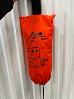 Imperial Ring Buoy Line  Bag used for water rescue.  Contains 100 feet of rope