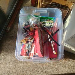 Full Tub Of Vintage Lego Sets With Manuals