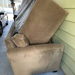 Couch And Loveseat, Camel Color, Like Nearly New.”