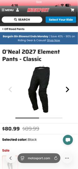 Oneal pants