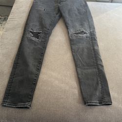 Uniqlo Black Jeans Skinny Like Brand New 30 Inch Waist