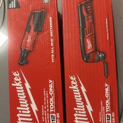 Milwaukee M12 Power Tools No Batteries 