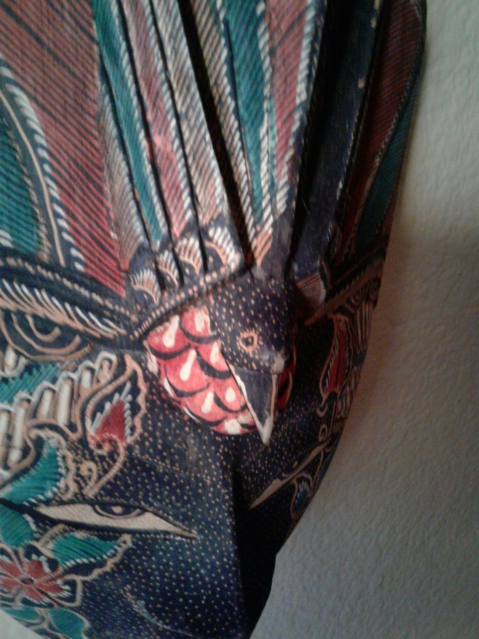 Decorated wooden mask