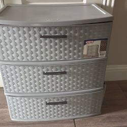 3 Drawer Plastic Container 