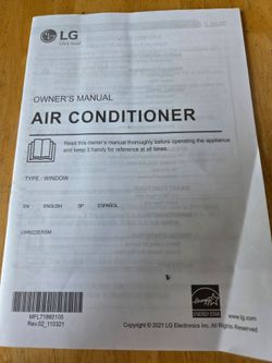 LG window/ wall air conditioner
