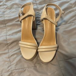 Forever Tan Heels Size 10