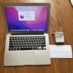MacBook Air 13" 2017 A1466/8GB RAM/128GB SSD/Low Battery Cycle/Fully Functional/No remote management Lock/NYC DOE Retired Macbook 