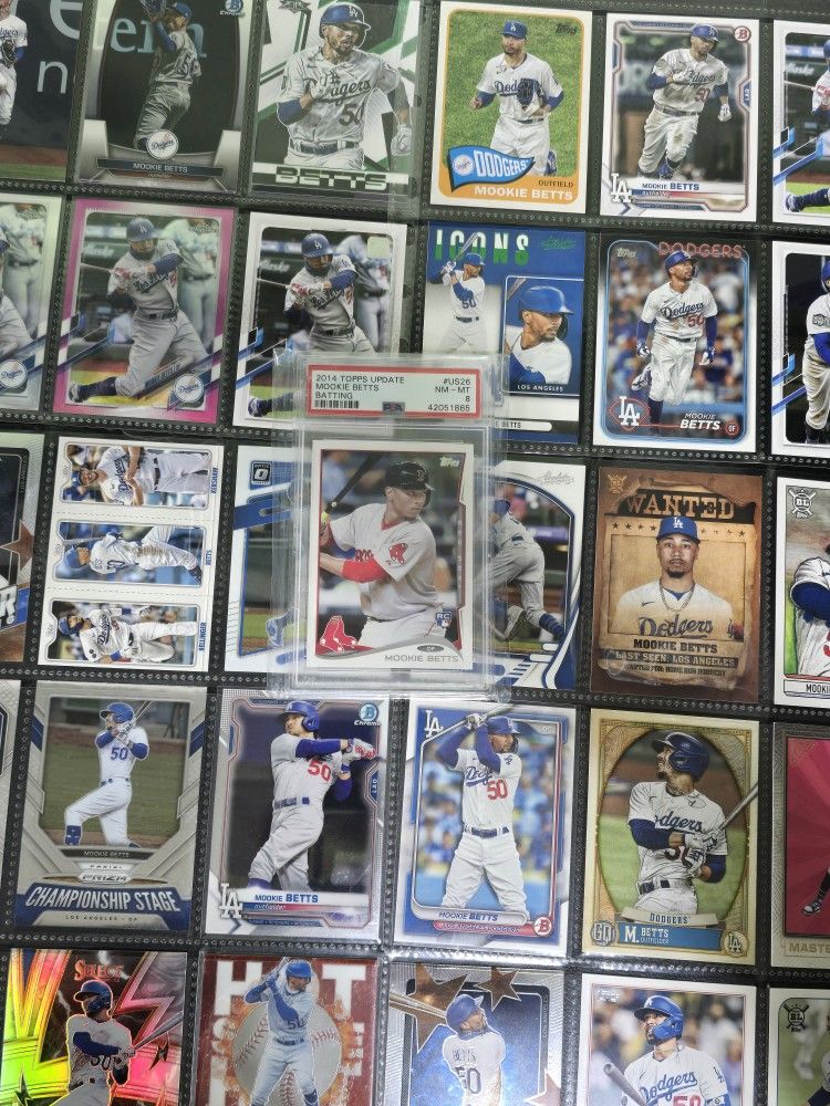 Baseball Cards Mookie Betts Rookie Card PSA