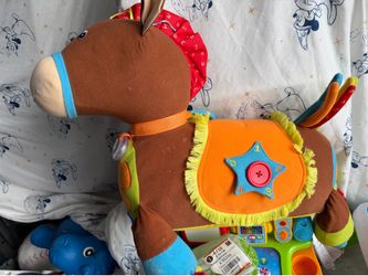 Activity plush horse ride