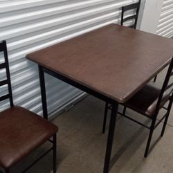 Dorel Table And Three Chairs. Free Delivery 👍