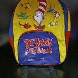 Vintage 1997 Dr. Seuss & Friends Backpack