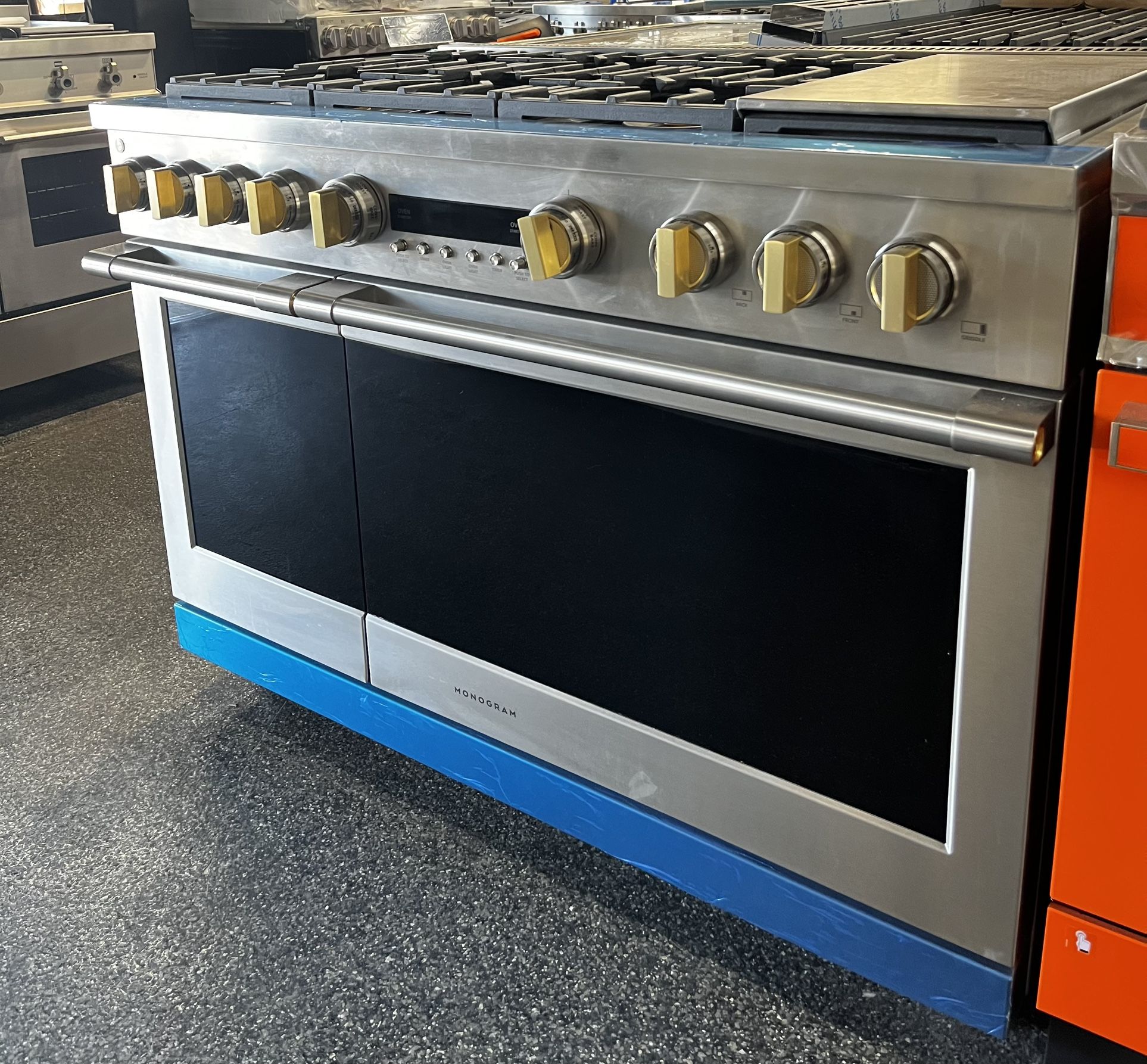 Monogram Stainless Steel All Gas 48” Wide All Gas Range