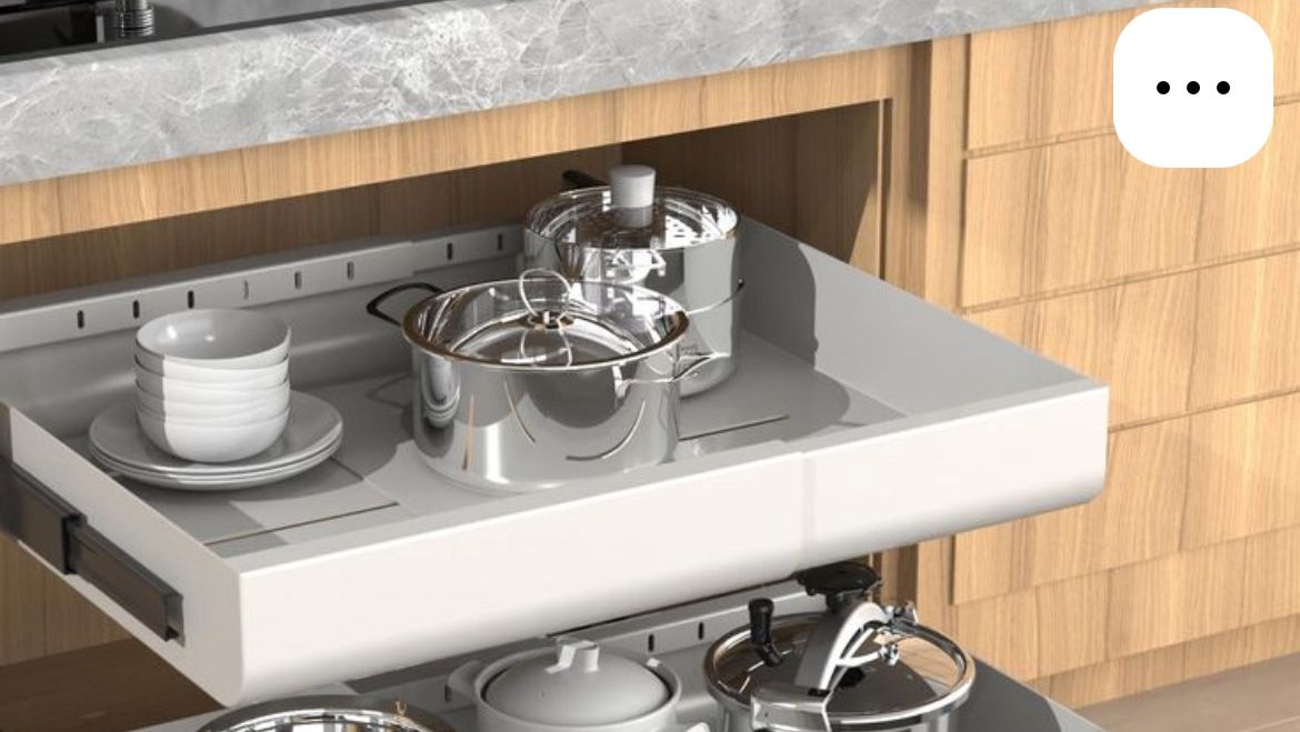 21" Deep Expandable Pull Out Cabinet Organizers,
