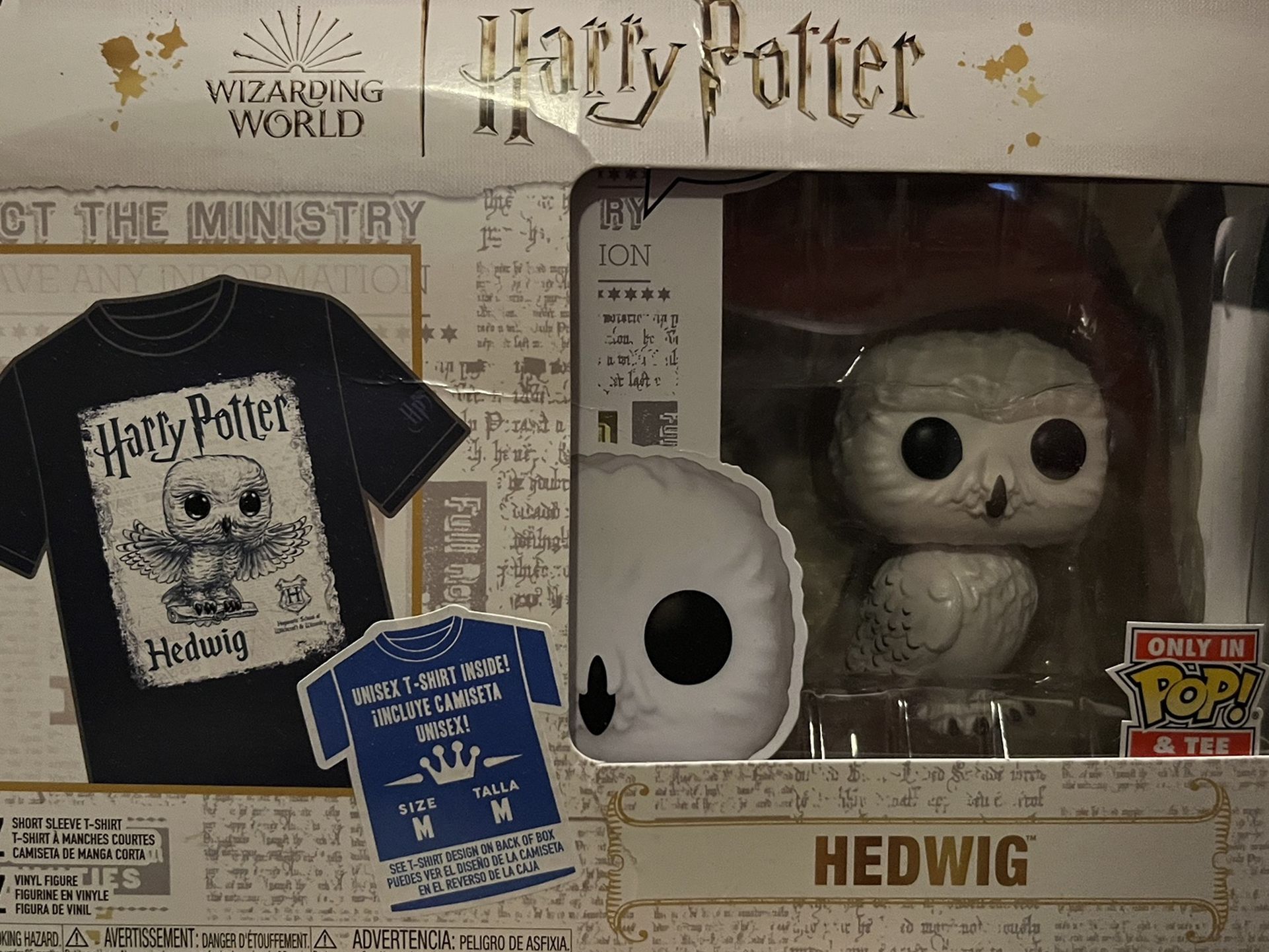 HEDWIG Funko Pop #76 + Harry Potter T-Shirt