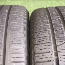 PAIR Of 265 40R21 Pirelli Scorpion Verde AS 85% Tread 7/32 101V SKU 26924 Grade A Tires 