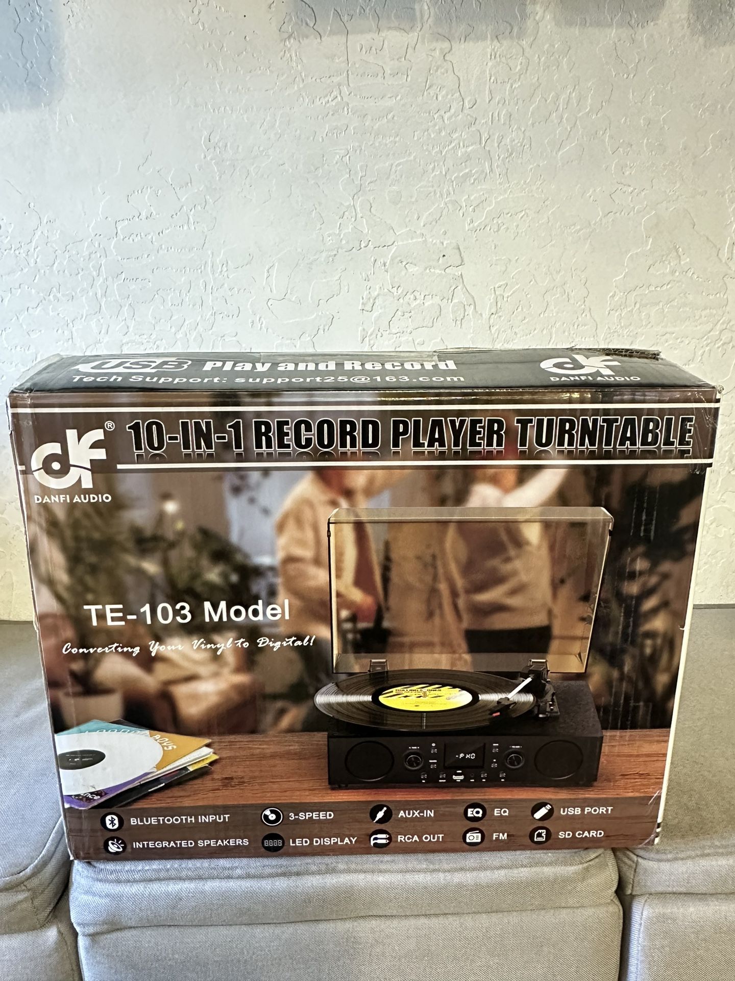 10 In 1 Vintage Record Player