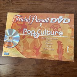 Trivial Pursuit, Dvd Pop Culture 2 Tv, Movies, Music And More Board Game 2005 New And Sealed