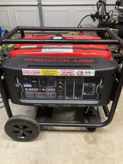 Like New 4000W Generator + Parts + Oil