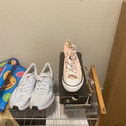 Converse And Nike Shoes Each 15.00
