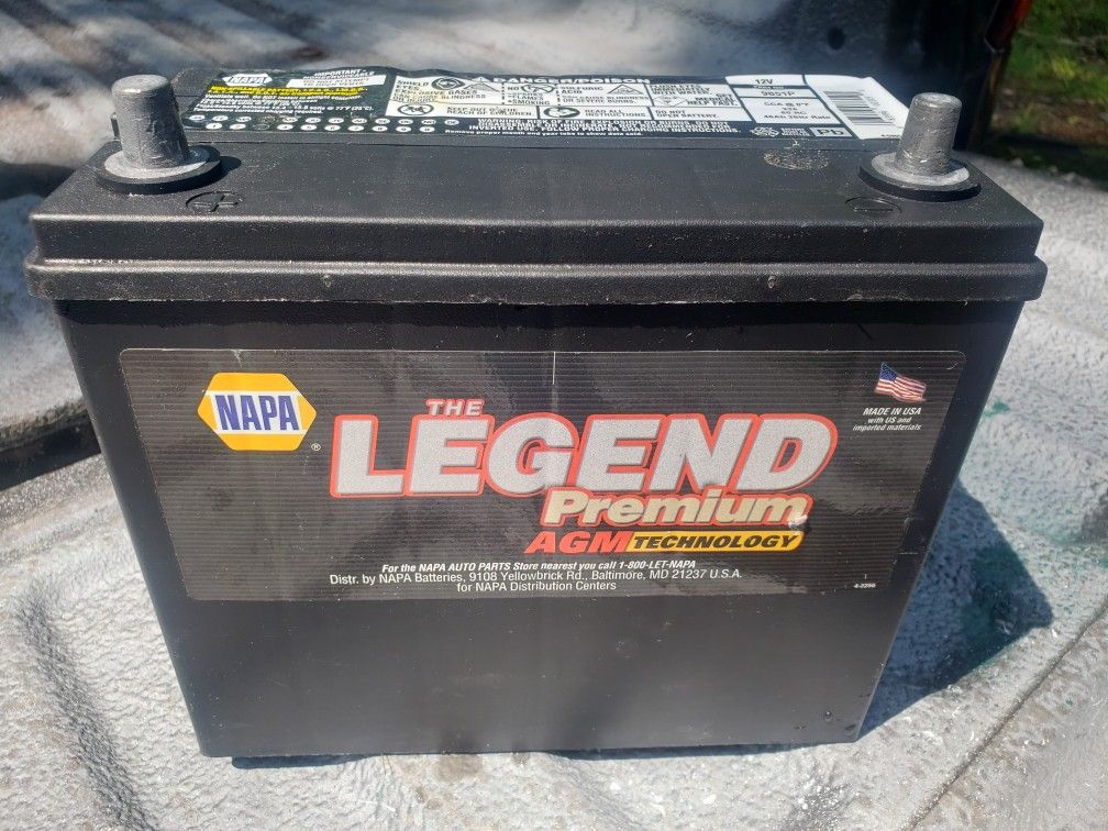 NAPA Legend AGM Toyota Prius Battery Perfect Condition 1yr Warranty