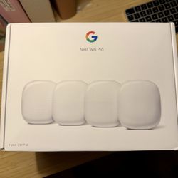 Google Nest WiFi Pro 6E 4-Pack (Almost New) Whole House System!