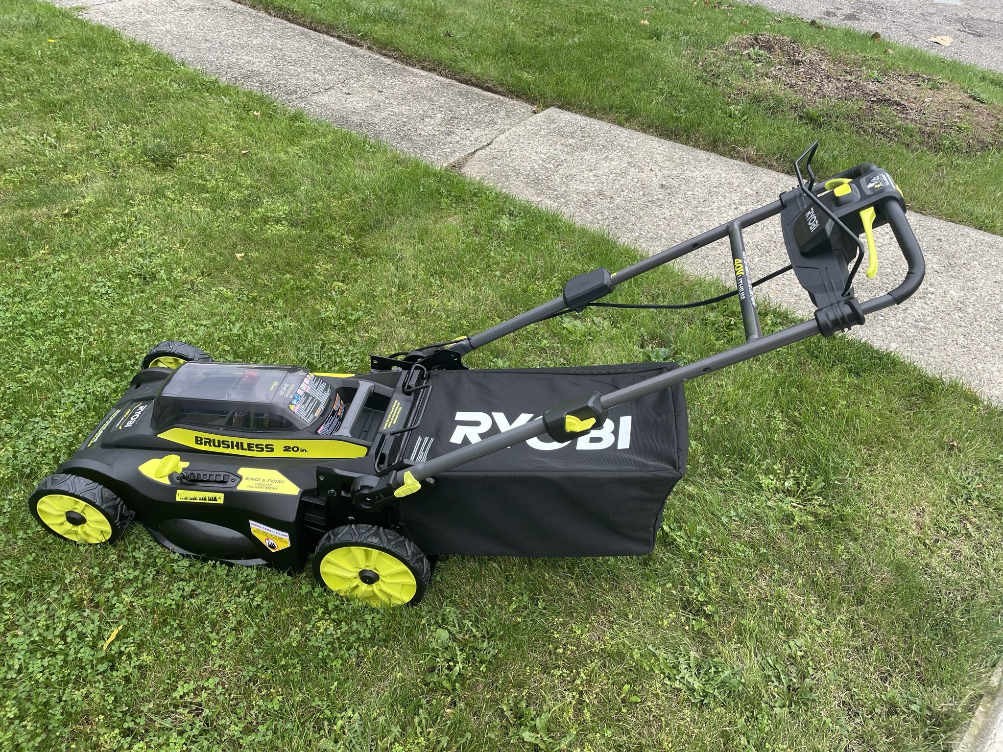 40V Brushless 20 in. Cordless Walk Behind Self-Propelled Lawn Mower with 6.0 Ah Battery & Charger