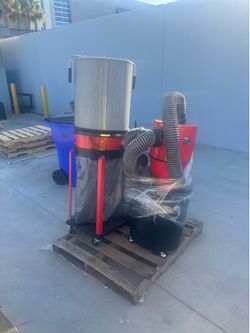 Bauer dust collector with attachment