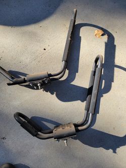 Pair Of Roof Rack Kayak Holders Good Used Condition 
