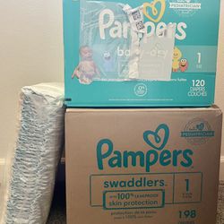 Pampers Size 1 (8-14 lb) Diapers - 400 count